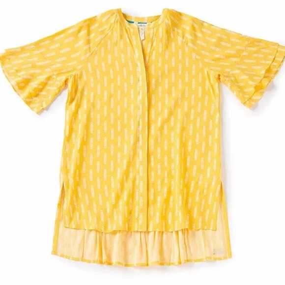 NWOT Matilda Jane Golden Hour Blouse Yellow/White Size M boho, feminine, flowy, - Picture 10 of 10